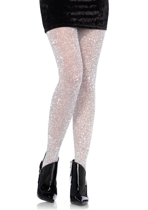 silver stockings womens|Nylon Silver Stockings & Thigh.